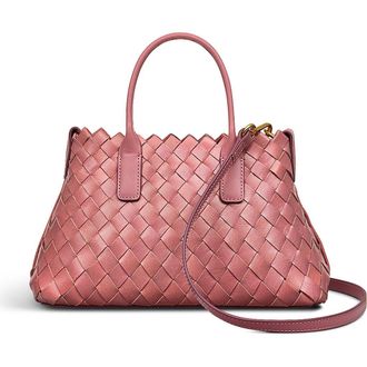 Radley London The Goswell Small Ziptop Satchel Bag in Pink at Nordstrom