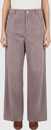 Max Mara Pantaloni S Max Mara in pelle scamosciata