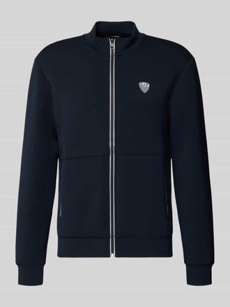 Emporio Armani Sweatjacke mit Reißverschluss in Dunkelblau, Größe XXXL