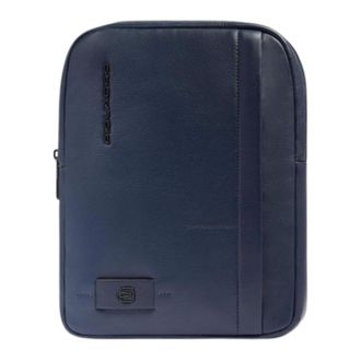 Piquadro Messenger Bags, male, Blue, Size: ONE SIZE W137 iPad Crossbody Bag