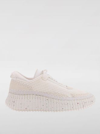 Chlo&eacute; Sneakers Nama Chlo&egrave; in nylon riciclato e camoscio