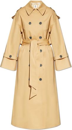 By Malene Birger Trenchcoat Alanis - Dames - Trenchcoats - Beige - XS - Katoen - Jassen