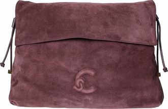 Coccinelle Burgundy Lidia Suede Clutch