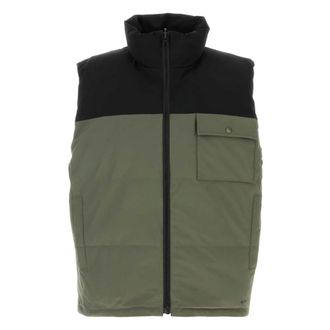 A.P.C. Vests, male, Green, Size: L Green Reversible Down Vest