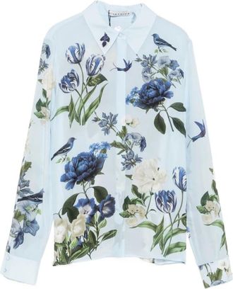 Alice & Olivia Mujer, Blusas y Camisas, Azul, Talla: S