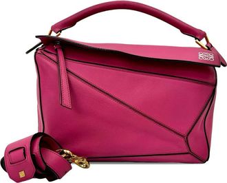 Loewe Pre-owned Loewe Medium Calfskin Puzzle Satchel 8C4Z33YKJF0E3JEF