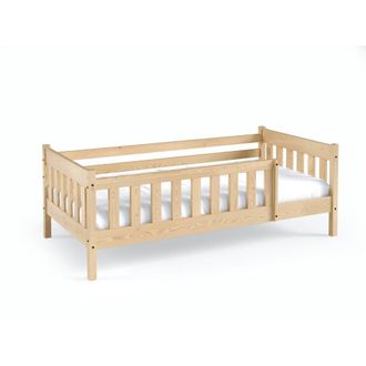 AKL FURNITURE Cama infantil pino beige 80x160