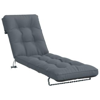 vidaXL Cuscino Per Lettino Vianen 100% Poliestere Blu 200 X 60 X 8 Cm Vidaxl
