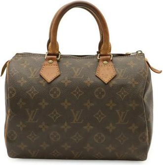 Louis Vuitton Pre-owned Monogram Handbag - Dames - Vintage Handtas - Bruin - ONE Size - Vintage
