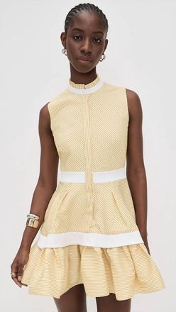 Alexis Natacha Dress In Yellow Stripe