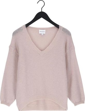Americandreams Americandreams, Truien & Vesten, Dames, Beige, M, Wol, Silja V Neck Knit