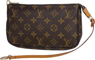 Louis Vuitton Brown Monogram Pochette Pouch (Pre-Owned)