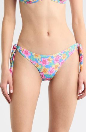 Rip Curl Malibu Cove Reversible Bikini Bottoms in Blue at Nordstrom, Size Xx-Large