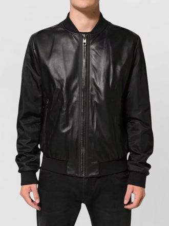 Dolce & Gabbana leather blouson jacket