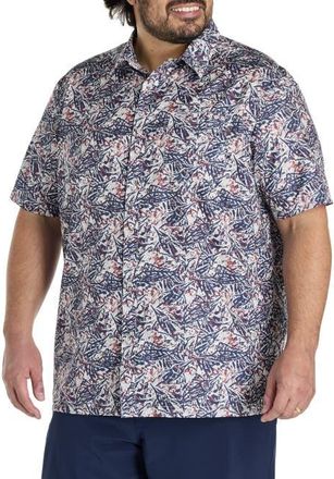 Columbia Big & Tall Super Slack Tide Camp Shirt in Nocturnal at Nordstrom, Size Xx-Large