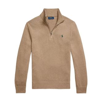 Polo Ralph Lauren Turtlenecks, male, Brown, S, Long Sleeve Turtleneck Pullover