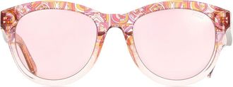 Pucci EP0053 44Z Womens Sunglasses Orange Size 52