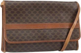 Celine Pre-owned Cross Body Bags, female, Brown, Size: ONE SIZE Pre-owned Vintage Shoulder Bag