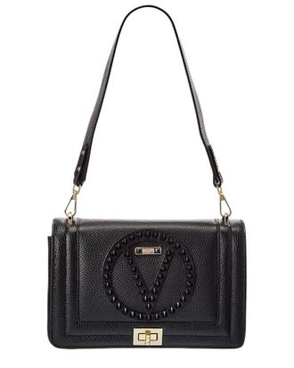 Mario Valentino Alice Rock Leather Shoulder Bag