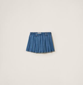 Miu Miu Denim miniskirt