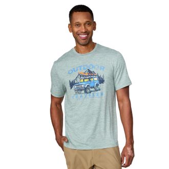Free Country Mens Super Soft Short Sleeve Crew Tee - 2 Pack