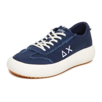 Sun 68 Sneakers, male, Blue, Size: 9 US Big Canvas Shoes