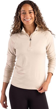 Cutter & Buck Coastline Epic Comfort Recycled Womens Quarter Zip
