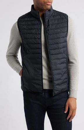 BOSS Thor 2 Water Repellent Quilted Vest in Dark Blue at Nordstrom Rack, Size Xx-Large