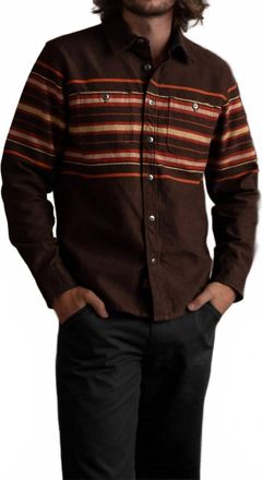 Iron And Resin Mens Upland Shirt In Brown