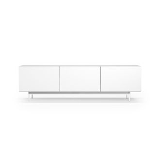 HERDASA Mueble Tv, Colecci&oacute;n Printed, En Melamina Con 3 Puertas. Blanco