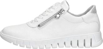 Waldl&auml;ufer H-Birdy Veterschoenen Laag - Dames - Sneakers - Wit - 41 1/2 EU - Leer - Schoenen