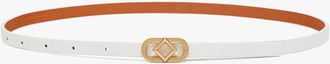 MCM Diamond Buckle Belt in Calfskin