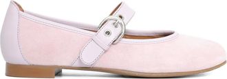 Sarah Chofakian Pastry ballet flats - women - Suede/Goat Skin/Rubber - 36 - Pink