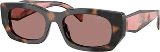 Prada PRB05S 23A60B Mauve Havana/Light Brown