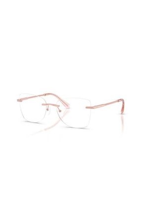 Michael Kors 53mm Square optical glasses in Pink at Nordstrom