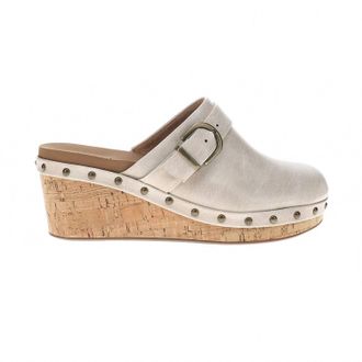 Corkys Footwear Womens Who Knew Wedge Clog In Ivory