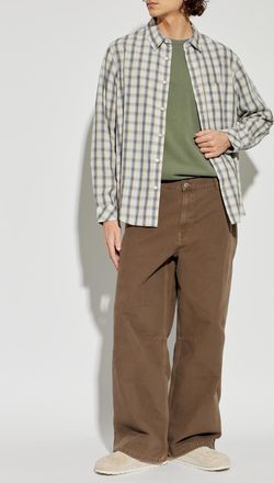 Sams&oslash;e & Sams&oslash;e Saryan Shirt, Mens, Cream