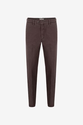 Bsettecento Slim-Fit-Chinohose aus Baumwolle und Kaschmir