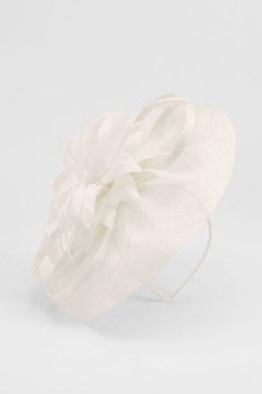 Karen Millen Womens Quil Detail Headband Fascinator - White - One Size