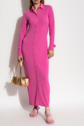 Versace Long Dress, Womens, Pink