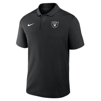 Nike Las Vegas Raiders Logo Victory Nike Mens Dri-FIT NFL Polo in Black | 035800A8D-R0T