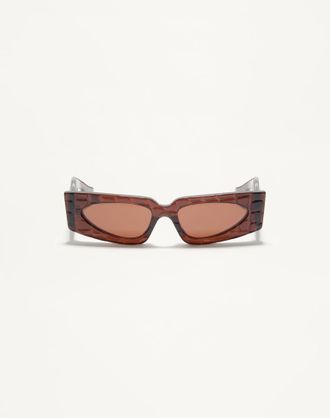 Valentino Rectangular Acetate Eyewear Wo