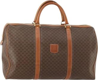 Celine Pre-owned Weekend Bags, female, Brown, Size: ONE SIZE Pre-owned Vintage Boston Bag