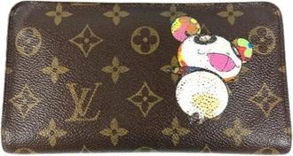 Louis Vuitton Pre-owned Wallets, female, Brown, Size: ONE SIZE Pre-owned Vintage Canvas Wallet
