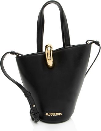 Jacquemus Leather Le Petit Bambola Bucket Bag