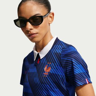 Nike FFF 2026 Stadium Home Nike Womens Dri-FIT Soccer Replica Jersey in Blue | IB5317-480