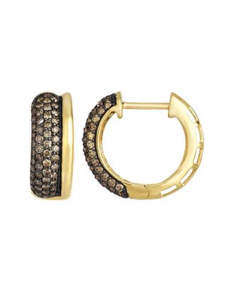 Le Vian Chocolate 14K 1.16 Ct. Tw. Diamond Hoop Earrings