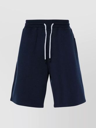 Brunello Cucinelli jersey mid-rise drawstring deck shorts