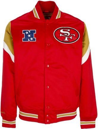 Mitchell & Ness NFL San Francisco 49ers Bomberjack - Heren - Bomber jackets - Rood - S - Polyester - Jassen