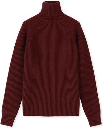 Fortela Oslo Merino Wool High Neck Sweater in Violet at Nordstrom, Size X-Large Eu